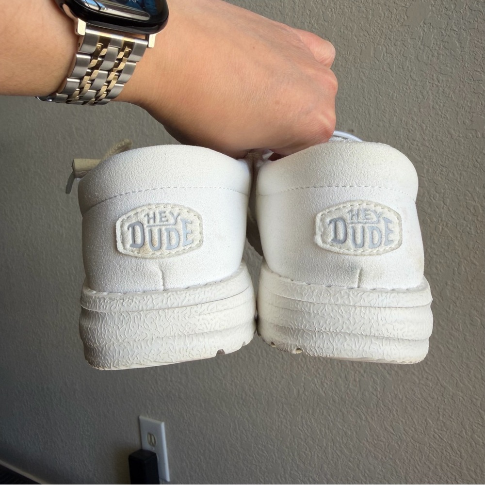 Hey Dude White Wendy Funk Mono Slip On Shoe - Picture 9 of 11